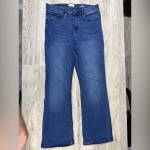 Nicole Miller High Rise Bootcut Jeans in Rich Blue